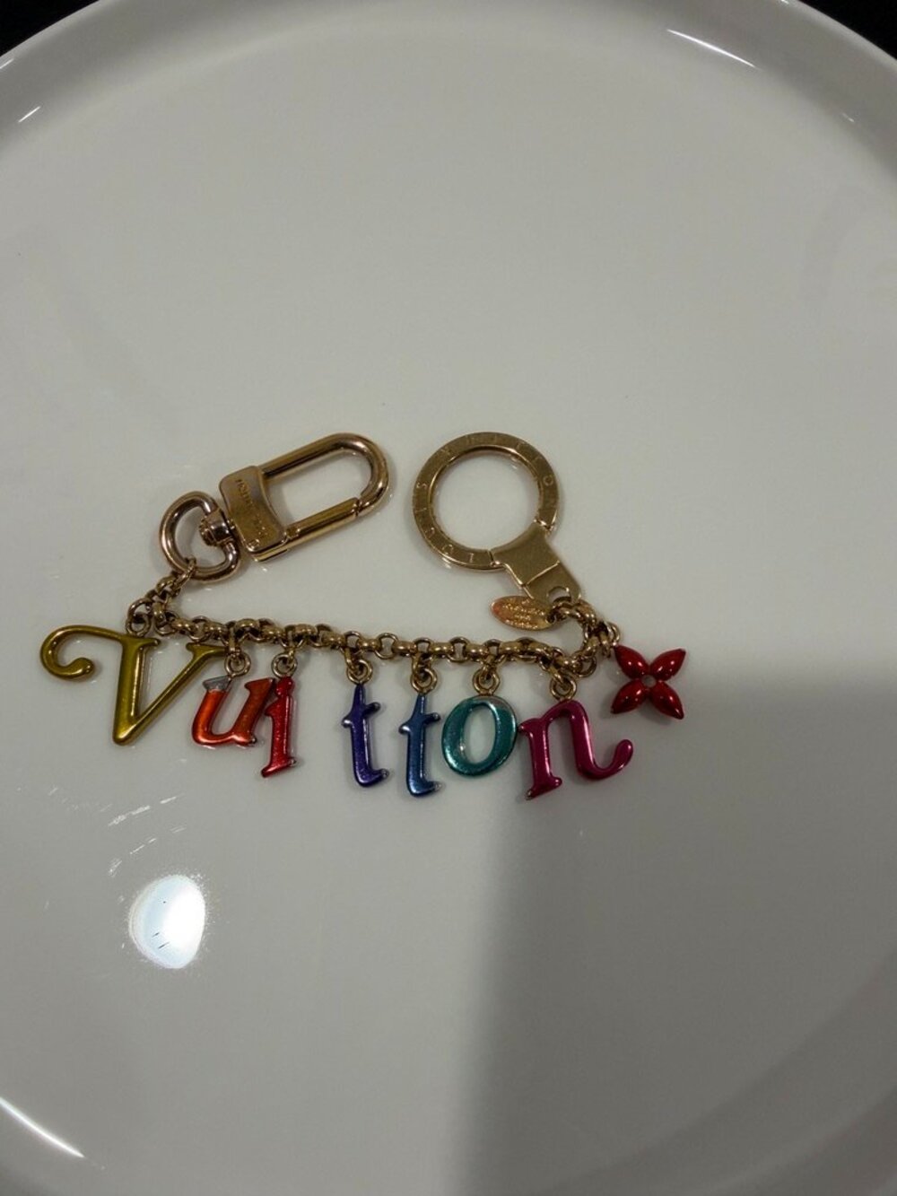 Poshmark Title Louis Vuitton New Wave Multicolor Vuitton Bag Charm Keychain Gold
